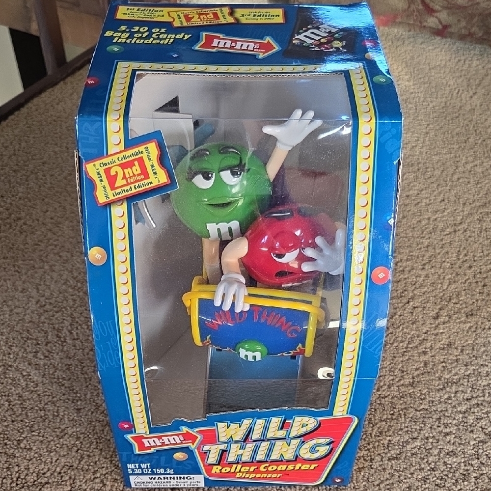 M&M'S Wild Thing Roller Coaster Playset - Green & Red